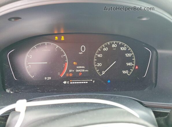 2HGFE2F56RH567625 2024 HONDA CIVIC Gray ხელსაწყოთა პანელის ხედი