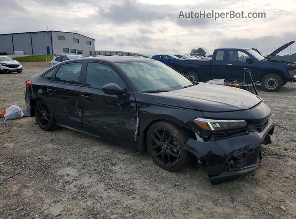 2HGFE2F56RH571660 2024 HONDA CIVIC Черный Передняя правая четверть