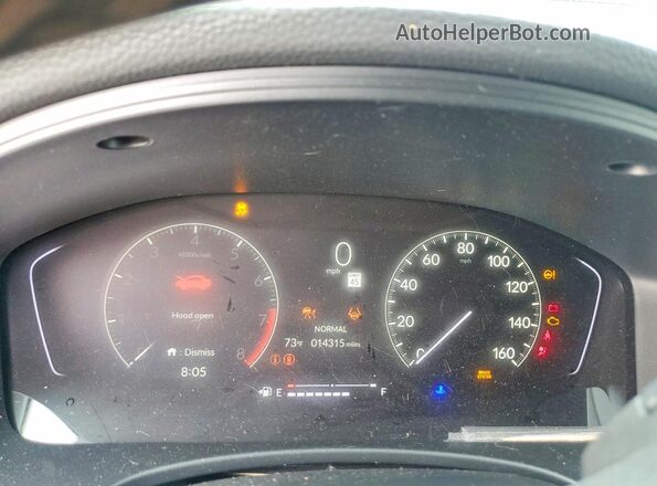 2HGFE2F56RH571660 2024 HONDA CIVIC Черный Вид щитка приборов