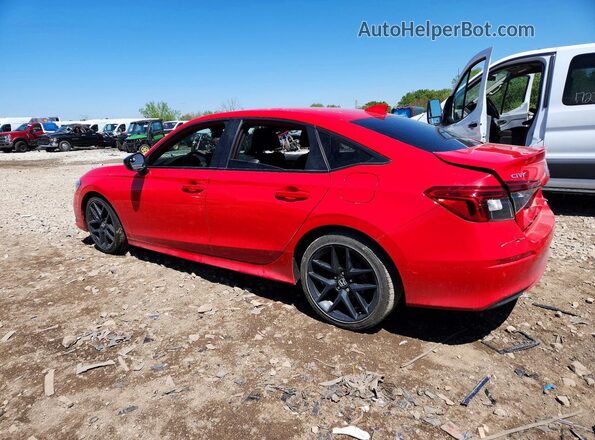2HGFE2F56RH572467 2024 HONDA CIVIC Красный Задняя левая четверть