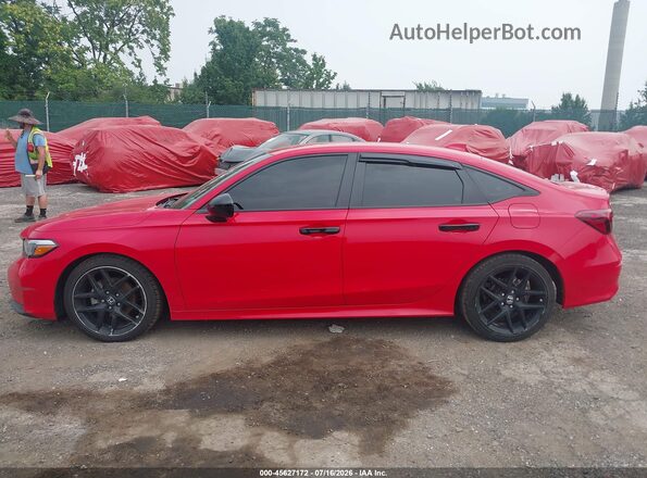 2HGFE2F56SH530323 2025 HONDA CIVIC Red სალონის 360-გრადუსიანი ხედი