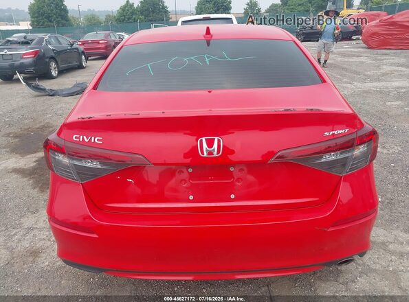 2HGFE2F56SH530323 2025 HONDA CIVIC Red 