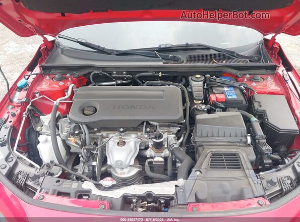 2HGFE2F56SH530323 2025 HONDA CIVIC Red უკანა ხედი