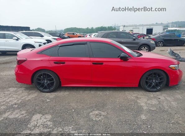 2HGFE2F56SH530323 2025 HONDA CIVIC Red უკანა სალონის ხედი