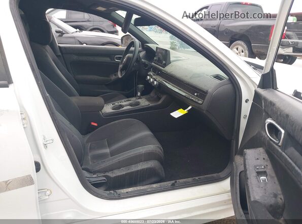 2HGFE2F56SH606008 2025 HONDA CIVIC White Widok wnętrza z przodu