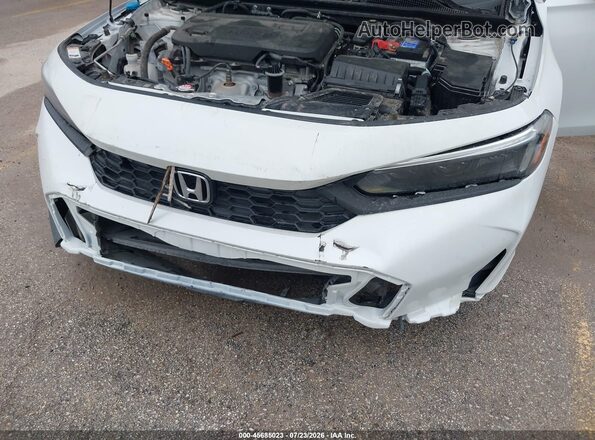 2HGFE2F56SH606008 2025 HONDA CIVIC White Widok z przodu