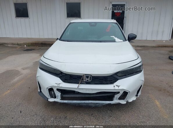 2HGFE2F56SH606008 2025 HONDA CIVIC White Widok zestawu wskaźników