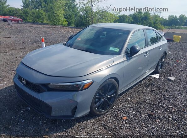 2HGFE2F56TH565753 2026 HONDA CIVIC Gray Передня ліва чверть