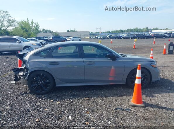 2HGFE2F56TH565753 2026 HONDA CIVIC Gray Вид щитка приладів