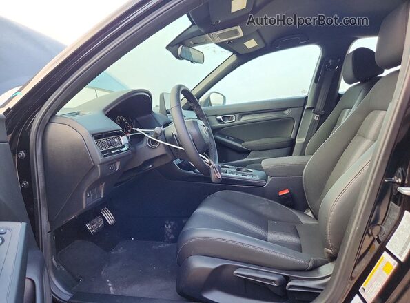 2HGFE2F56TH567907 2026 HONDA CIVIC Black Вид салону спереду