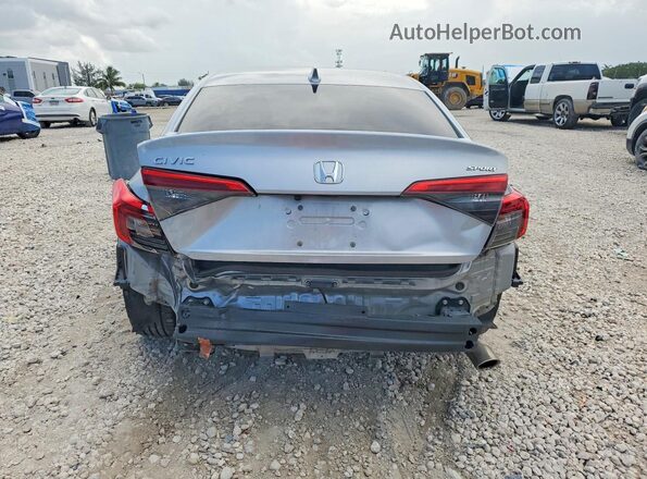 2HGFE2F57NH519657 2022 HONDA CIVIC Серый Вид сзади