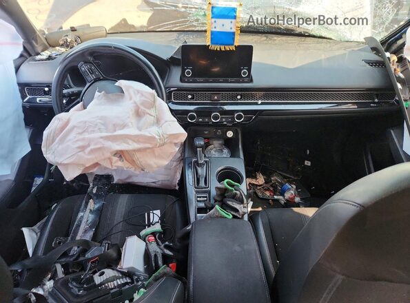 2HGFE2F57NH525765 2022 HONDA CIVIC Gray Widok deski rozdzielczej