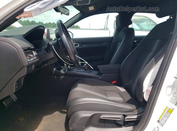 2HGFE2F57NH525913 2022 HONDA CIVIC White Widok wnętrza z przodu