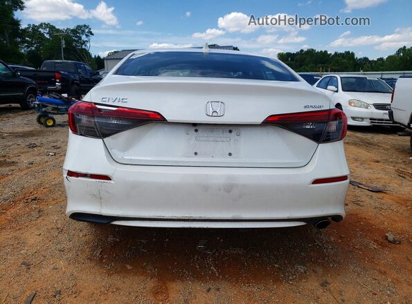 2HGFE2F57NH525913 2022 HONDA CIVIC White Widok z tyłu