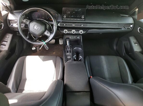2HGFE2F57NH525913 2022 HONDA CIVIC White Widok deski rozdzielczej