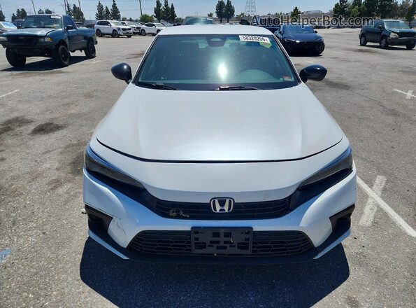 2HGFE2F57NH534272 2022 HONDA CIVIC Белый Вид спереди