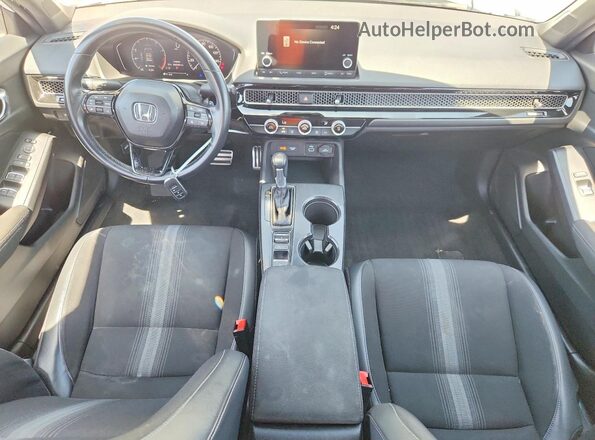 2HGFE2F57NH534272 2022 HONDA CIVIC Белый Вид панели приборов