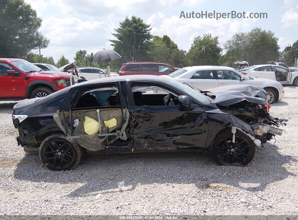 2HGFE2F57NH535244 2022 HONDA CIVIC Black Սալոնի հետևի տեսք