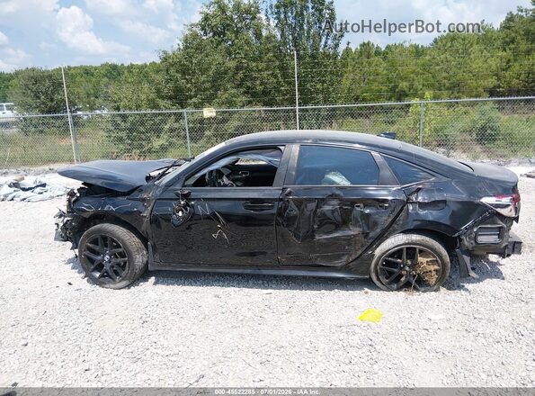 2HGFE2F57NH535244 2022 HONDA CIVIC Black Սալոնի 360 աստիճան տեսք