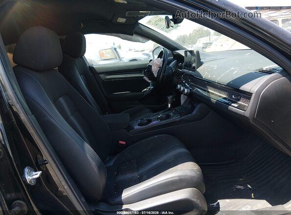 2HGFE2F57NH535910 2022 HONDA CIVIC Черный Вид салона спереди