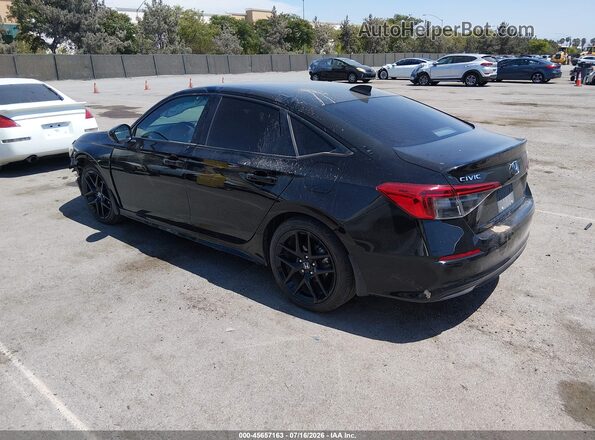 2HGFE2F57NH535910 2022 HONDA CIVIC Черный Задняя левая четверть