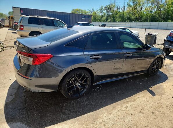 2HGFE2F57NH548897 2022 HONDA CIVIC Charcoal უკანა მარჯვენა