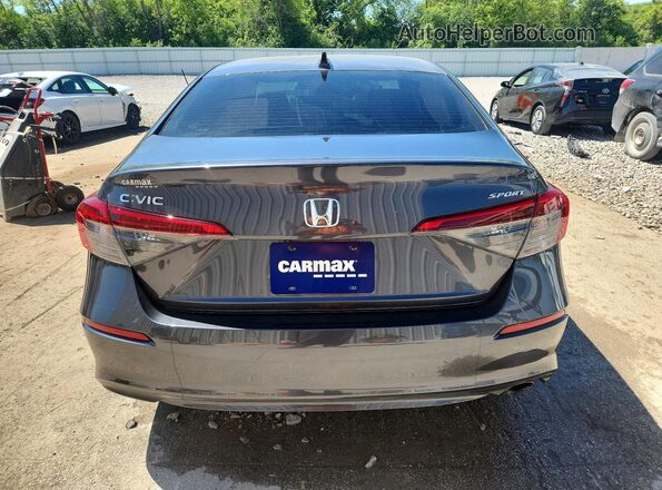 2HGFE2F57NH548897 2022 HONDA CIVIC Charcoal უკანა ხედი
