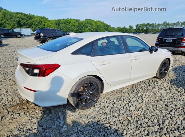 2HGFE2F57NH549337 2022 HONDA CIVIC White Задня права чверть