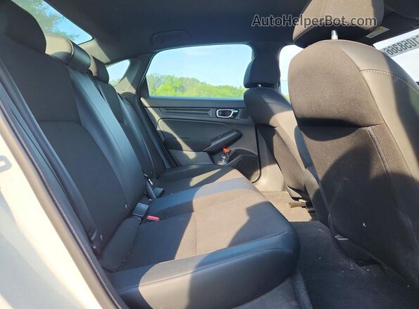 2HGFE2F57NH549337 2022 HONDA CIVIC White Вид задніх сидінь