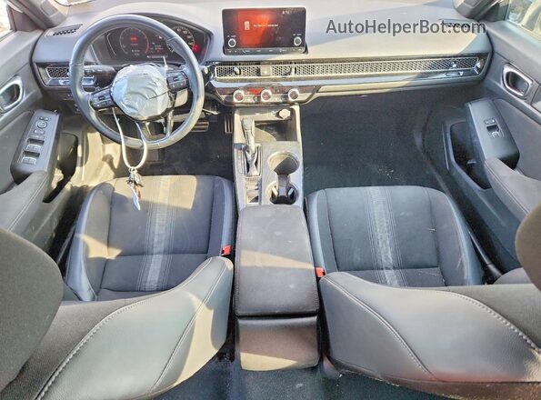 2HGFE2F57NH549337 2022 HONDA CIVIC White Вид панелі приладів