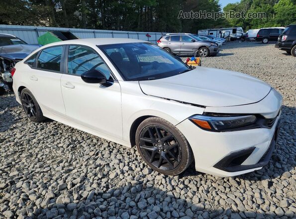2HGFE2F57NH549337 2022 HONDA CIVIC White Передня права чверть