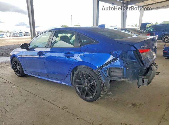 2HGFE2F57NH556515 2022 HONDA CIVIC Blue უკანა მარცხენა
