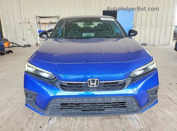 2HGFE2F57NH556515 2022 HONDA CIVIC Blue წინა ხედი