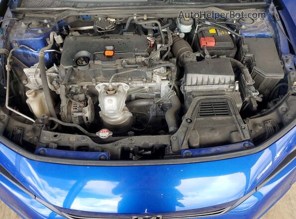 2HGFE2F57NH556515 2022 HONDA CIVIC Blue უკანა სალონის ხედი