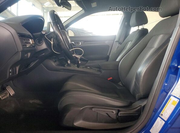 2HGFE2F57NH556515 2022 HONDA CIVIC Blue წინა სალონის ხედი