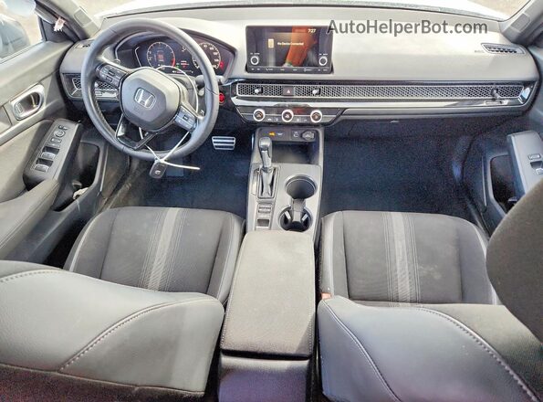 2HGFE2F57NH569085 2022 HONDA CIVIC White Dashboard view