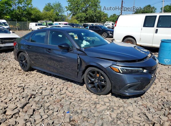 2HGFE2F57NH574786 2022 HONDA CIVIC Charcoal Przód prawy