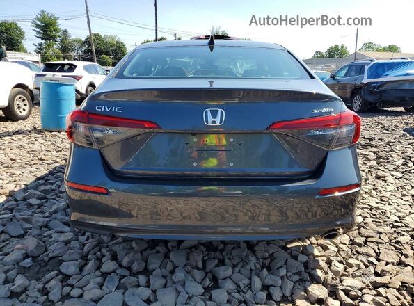 2HGFE2F57NH574786 2022 HONDA CIVIC Charcoal Widok z tyłu