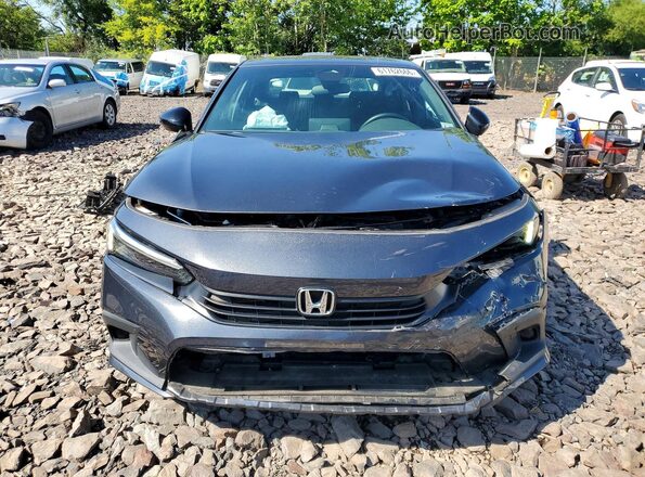 2HGFE2F57NH574786 2022 HONDA CIVIC Charcoal Widok z przodu