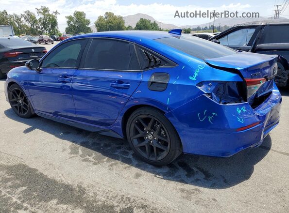 2HGFE2F57NH576165 2022 HONDA CIVIC Blue უკანა მარცხენა