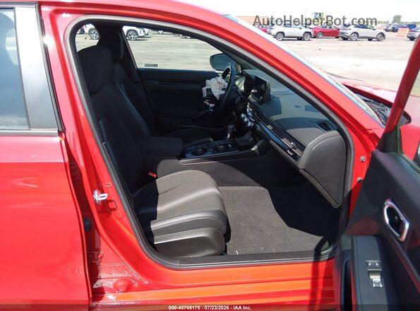 2HGFE2F57NH596318 2022 HONDA CIVIC Red Front interior view
