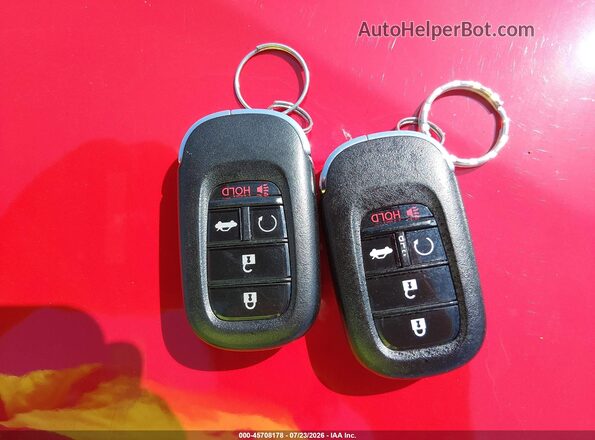 2HGFE2F57NH596318 2022 HONDA CIVIC Red Dashboard view