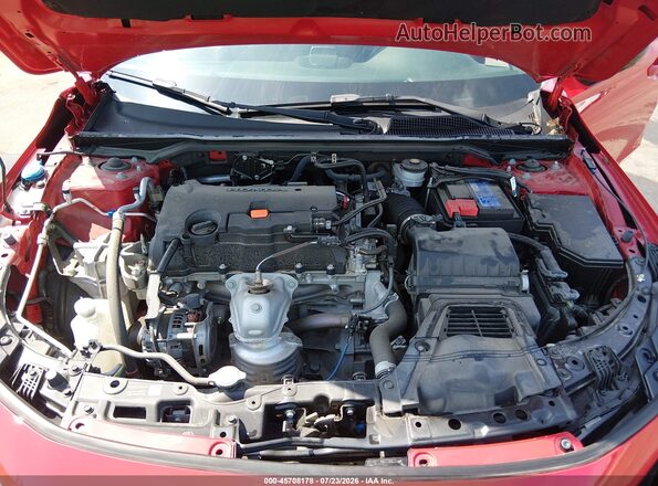 2HGFE2F57NH596318 2022 HONDA CIVIC Red Rear view