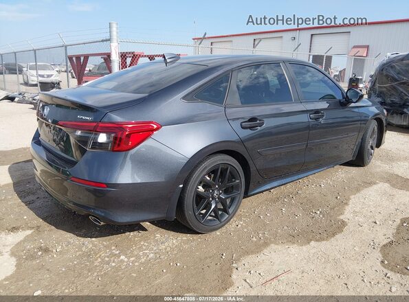 2HGFE2F57NH600187 2022 HONDA CIVIC Gray Tył prawy