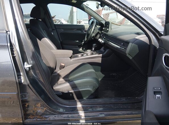 2HGFE2F57NH600187 2022 HONDA CIVIC Gray Widok wnętrza z przodu
