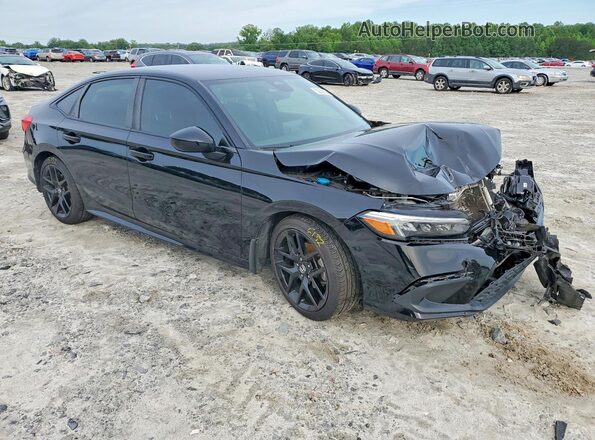 2HGFE2F57NH605762 2022 HONDA CIVIC Black წინა მარჯვენა