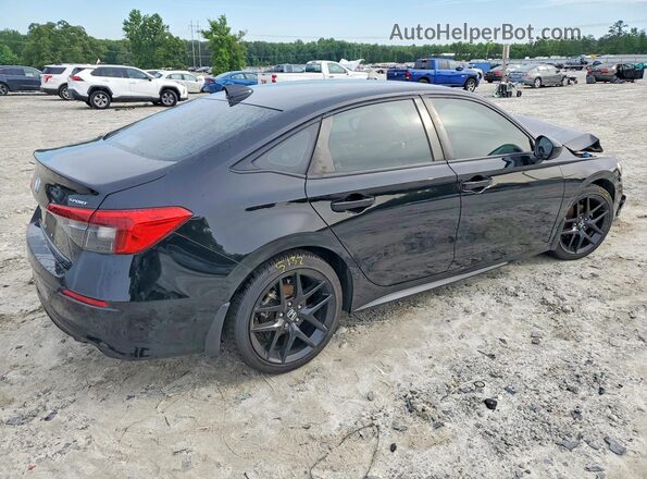 2HGFE2F57NH605762 2022 HONDA CIVIC Black უკანა მარჯვენა