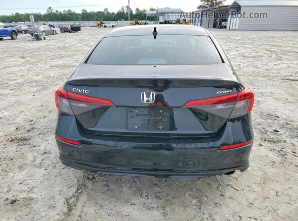 2HGFE2F57NH605762 2022 HONDA CIVIC Black უკანა ხედი