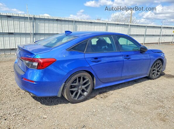 2HGFE2F57PH516678 2023 HONDA CIVIC Blue Trasero derecho