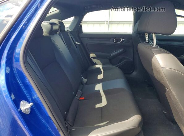 2HGFE2F57PH516678 2023 HONDA CIVIC Blue Vista de los asientos traseros